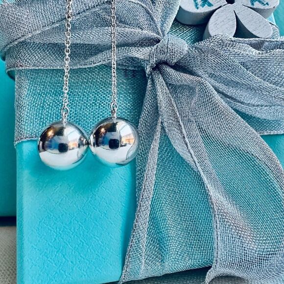 Tiffany & Co Hardwear Ball Drop Dangle Earrings 10mm - Picture 3 of 8